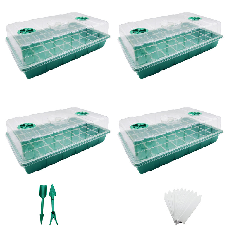 Seed Starter Trays - 4 упаковки из 40 ячеек, стартовый