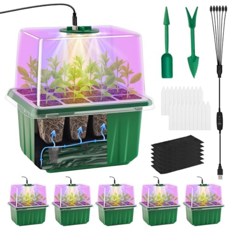 Seed Starter Trays - Набор для проращивания семян с подсветкой,