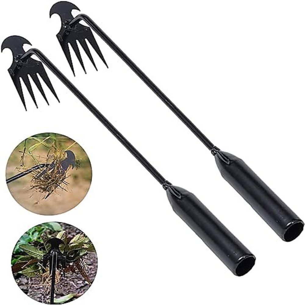 Gardening Tools For Weeds - 4-зубчатый - Многофункциональная ручная прополка для