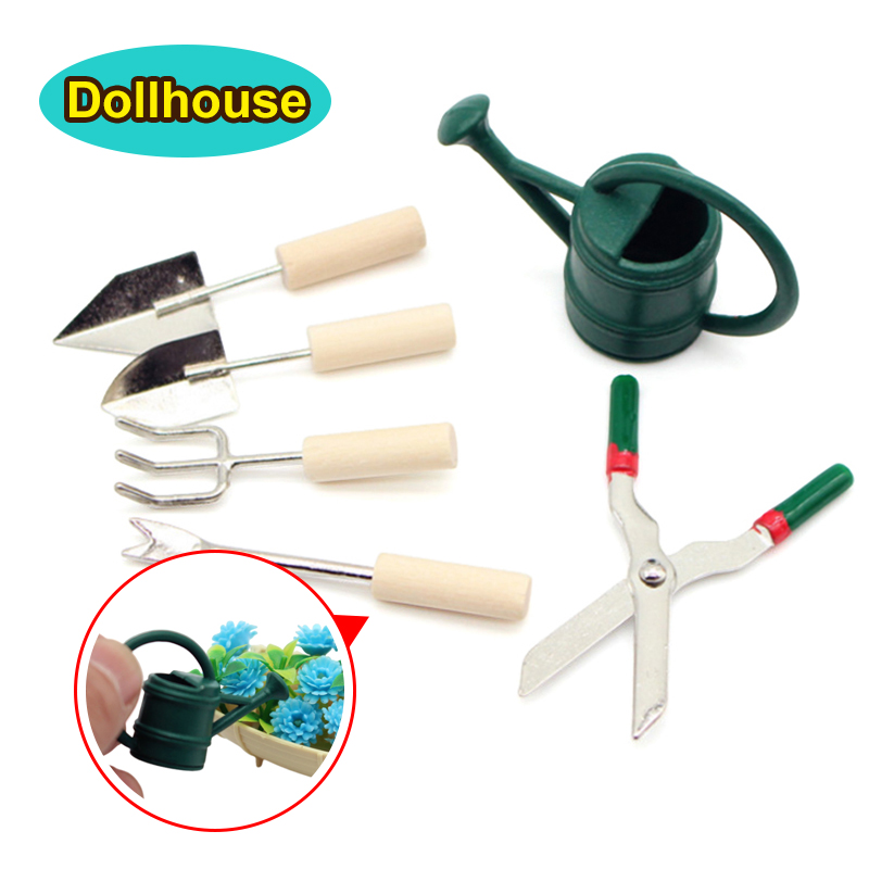 Gardening Tools In - 1/12 кукольный домик, имитация лейки, набор