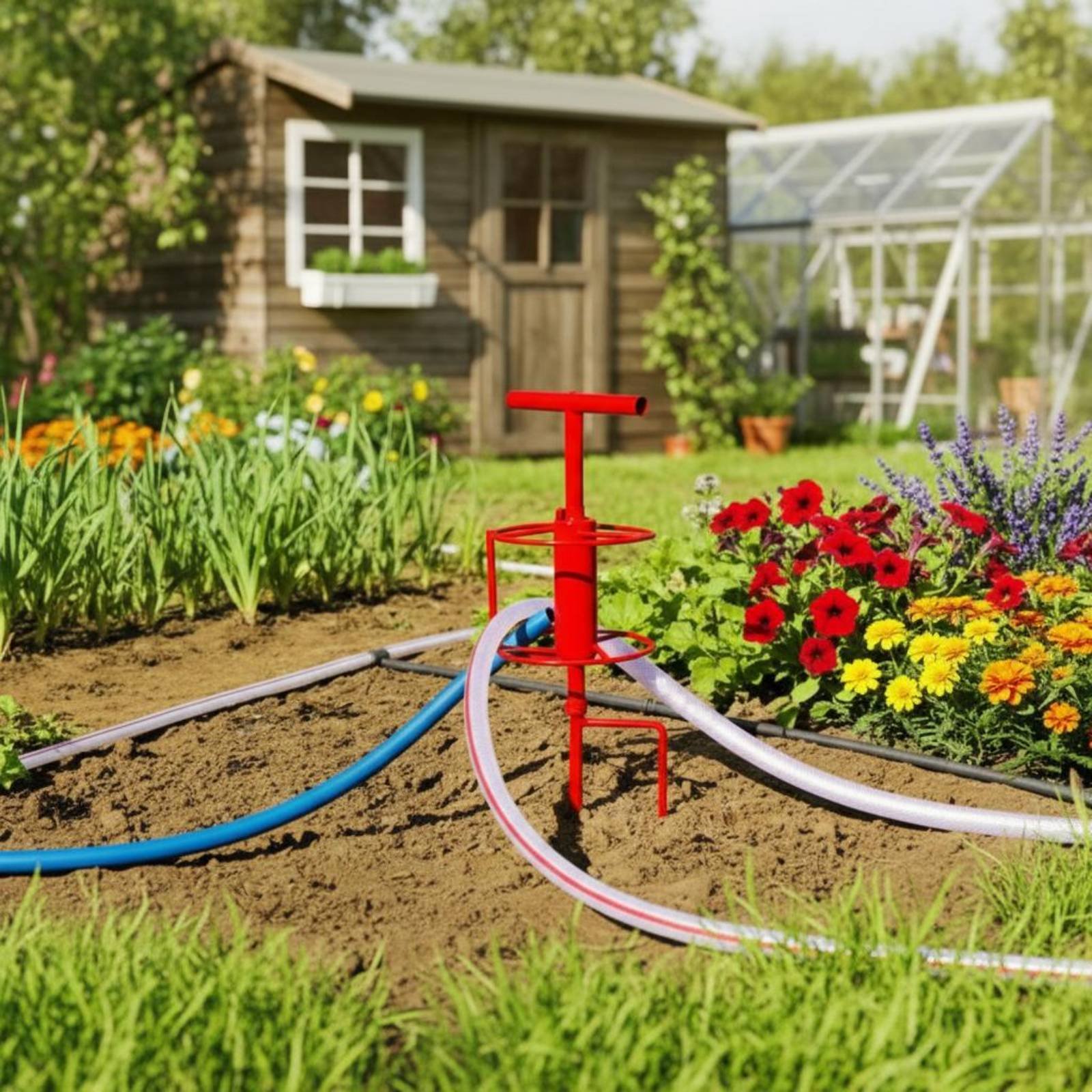 Gardening Tools Guide - Инструмент для поворота шлангов на поле,