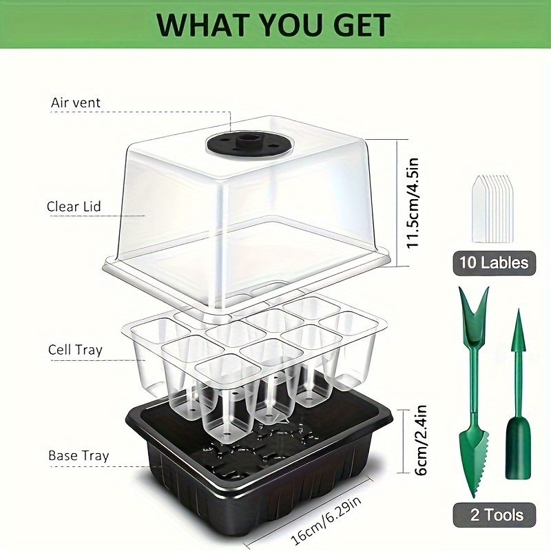 Набор для проращивания семян ( – обзор и цена Seed Starter Trays