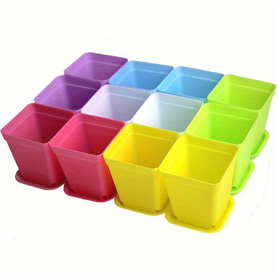 12 шт. 7 см пластиковые квадра – обзор и цена Seed Starter Trays