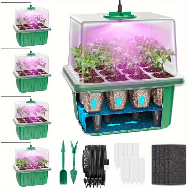 Светодиодный светильник для вы – обзор и цена Seed Starter Trays